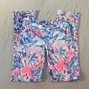 Lilly Pulitzer Velour Pants - Cabana Cocktail